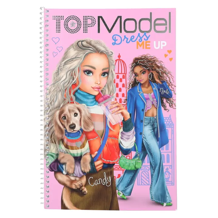 Top Model - Cuaderno de Pegatinas grande Dress Me Up, 0012724 - 1
