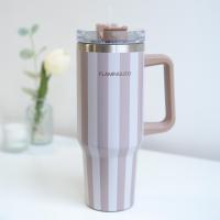 Flamingueo Vaso Termico - Taza Termo Acero Inoxidable Termo Cafe Para Llevar Bebidas Frías 24h y Calientes 10h Botella Termica 1,18 Litros - details 2