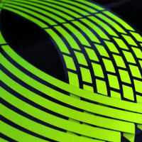 Pegatinas Reflectorizantes Para Ruedas De Coche Y Motocicleta 17-19 Pulgadas Decoraciones De Neumáticos Y Rines Autocolantes Para Moto - details 4