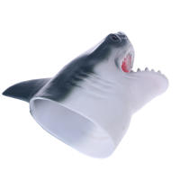 1pc Peluche De Mochila Para Niños Y Niñas Estilo Animal Juguete Interactivo De Mano En Forma De Tiburón Para Fiestas De Cumpleaños - details 4