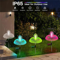 Lámparas De Jardín LED Solares De Medusa Luz Cambio De Color 7 Impermeables Para Decoración De Camino Jardín Flores Solares - details 2
