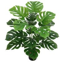 Bonsái Simulado De Hoja Grande Ornamento De Maceta Planta Artificial Hyphosis Para Decoración De Oficina Y Hogar Estilo Tortuga - details 7