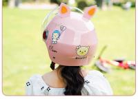Nueva Casco Para Niños Y Niñas Casco De Moto De Medio Tamaño Para Electrónica De Recreo Protección De Cuatro Estaciones Material ABS - details 7