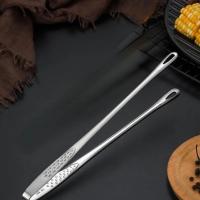 Pinzas De Asado De Acero Inoxidable 24cm/28cm Para BBQ Coreano Y Japonés Pinzas De Cocina Multifuncionales Herramientas De Jardín - details 7