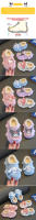Zapatillas De Algodón Sanrio Para Niñas Hello Kitty My Melody Kuromi Cinnamoroll Antideslizantes Talla True Para El Otoño E Invierno Regalos Para Vacaciones - details 0