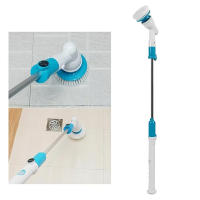 Cepillo De Limpieza Eléctrico Con Varilla Telescopio Cepillo Giratorio Para Cocina Y Baño Herramientas De Limpieza Doméstica - details 1