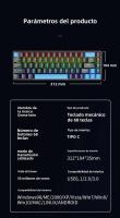 Teclado Mecánico Con Cable K68 Luz Multicolor 10 Tipos Para Juegos Y Oficina Compatible Con Windows Y Apple IOS Sistema - details 9