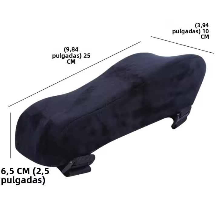 Almohadilla De Apoyo Para Los Codos De Espuma De Memoria Para Silla De Oficina Y Sofá Cómoda Y Duradera Para El Hogar Y La Oficina - 1