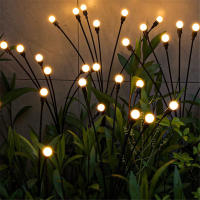 10 Luces Solares Para Jardín Con Estilo De Mariposa Decoración Navideña Para Patio Y Camino Luz Exterior Swaying - details 5