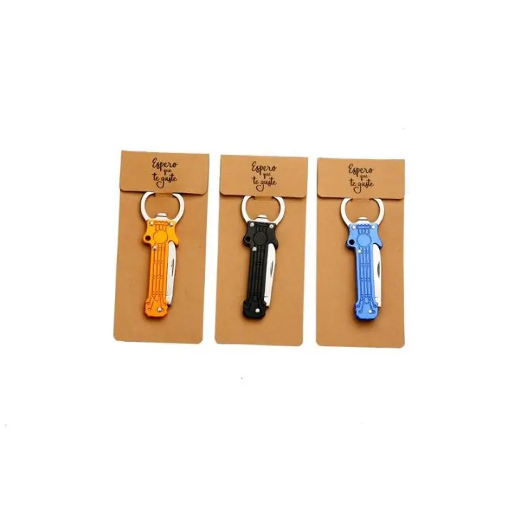 Lote 10 Navajas Multiusos + Abridor Guitarra - Regalos Detalles Bodas Hombres Originales - 1