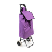 Carro de la Compra The Secret Home - Modelo Plegable con 2 Ruedas - Gran Capacidad de Almacenamiento - Resistente y Lavable - Varios Colores - details 0