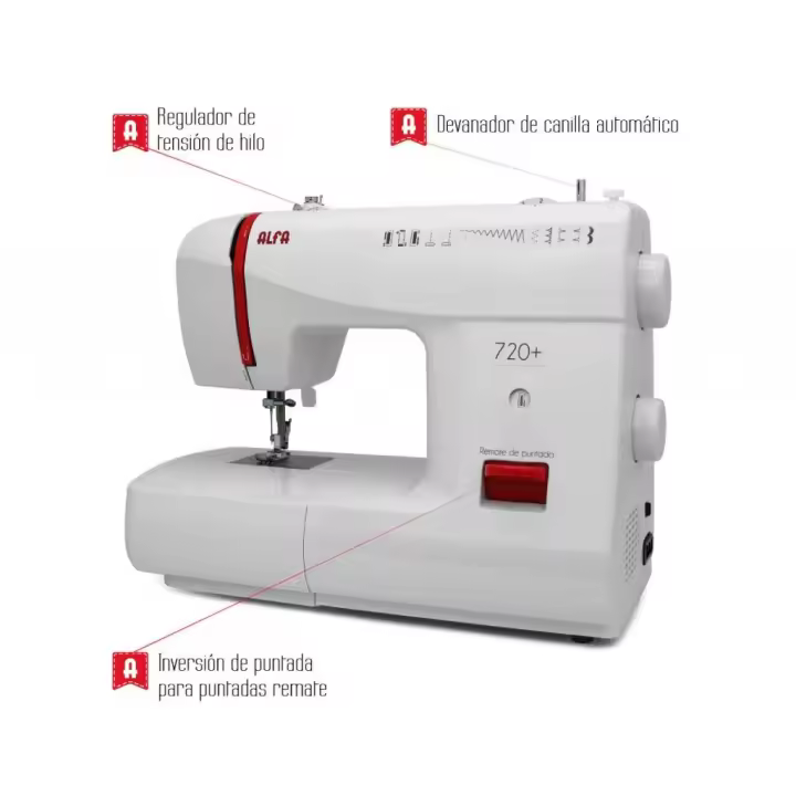 Alfa Hogar Máquina de Coser 720+ 9 Puntadas - 1