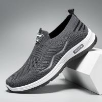 Zapatos Casuales Para Hombre Transpirables Zapatillas De Correr Y Caminar Ligeros Slip on Para Pareja Talla 44 Material Superior De Malla - details 17