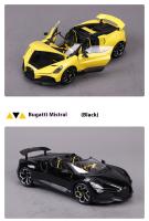 Nueva Bburago 2024 Modelo Miniatura De Coche Diecast De Aluminio 1:18 Bugatti W16 Mistral Juguete Deportivo Para Regalo De Navidad - details 8
