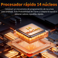 2025 5G Nueva tableta global de 10,1 pulgadas Android 16GB Ram 1TB ROM Android 13,0 WiFi 20000 Mah 14 Pantalla completa de la Red nuclear - details 6