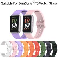 Correa De Reloj De Silicona Para Samsung Galaxy Fit 3 Accesorios De Reemplazo De Correa Deportiva Compatible Con Samsung Galaxy Fit3 - details 0