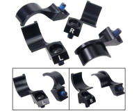 Adaptador Integrado De Frenos Y Cambios Para Bicicleta HEPPE Compatible Con SRAM XTR XT SLX DEORE M6000/7000/8000/9000 Aleación De Aluminio Negro - details 1