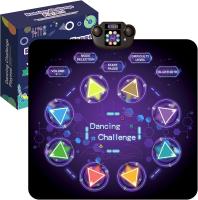Tapete de 8 Botones with control de Volumen, música, Bluetooth, 8 Modos, 3 niveles de dificultad. Adecuado para edades de 3 a 12 años (púrpura) - details 3
