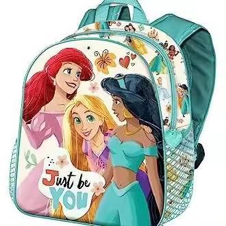 Karactermania Mochila 3D Princesas Disney Producto Oficial Escolar Niños y Niñas - 1