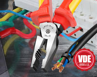 Alicates De Corte De Alambre Aislados LAOA VDE De 6'' 7'' 8'' Combinación Diagonal Nariz De Agujas Para Electricista Resistencia a Alta Tensión - details 8