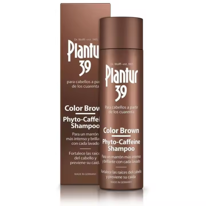 Phyto-Caffeine Color Brown Champú Anticaída Para Cabello Castaño 250 Ml - 1