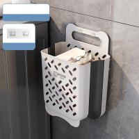 Cesta De Ropa De Baño Plegable Y De Pared Para Almacenamiento De Ropa Sucia Organizador De Lavandería Familiar Material Ecológico Plástico Y Cemento - details 14