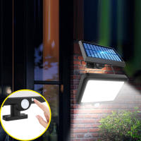 Lámpara Solar Exterior 160LED Con Iluminación De Pared Dividida Impermeable Para Decoración De Jardín Seguridad De Calle Emergencia Moderna ABS Solar - details 3