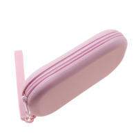 Bolsa De Cosméticos De Silicona Oval Grande Capacidad Multifuncional Monedero Estuche De Almacenamiento De Color Sólido Para Pequeños Artículos - details 32