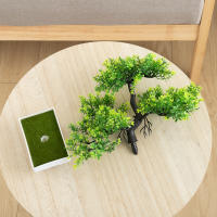 Kahaul Árbol De Bonsái Artificial Flores De Plástico Decoración Para El Hogar Y La Oficina Decoración De Boda Y Fiestas - details 2