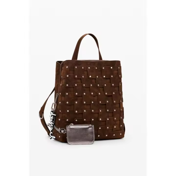 Bolsos sport de mujer DESIGUAL WAKP39 6009 MOCHILA NEW PATCH 1 SUMY CHOCO 37300 25I - 1