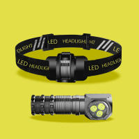Linterna Frontal LED Blanco Roja Para Pesca Tipo-C USB 18650lampara De Cabeza Para Caza Y Camping Con Luz Magnética - details 2