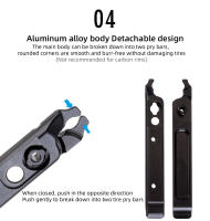 Herramienta Multifuncional TOOPRE Para Bicicleta Con Velcro Y Abrazadera Para Reparación De Neumáticos Y Cadena De MTB Y Carretera - details 6
