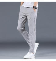 Pantalones De Golf Para Hombre Primavera Otoño Corte Slim Ajustados De Alta Calidad Elásticos Moda Versátiles Casual Transpirables Tres Colores - details 9