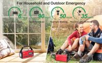 Radio De Emergencia Portátil Con Luz De Lectura Y Batería Recargable De 10000mAh Resistente Al Agua AM/FM/SW/NOAA Alerta Solar Hand Crank - details 5