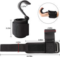 Garras De Levantamiento De Peso Con Apoyo De Muñeca Para Gimnasio Y Fitness Strap De Mano Para Agarres De Barra Y Pull-Ups Accesorios De Pesas - details 1