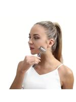 Herramienta De Masaje Facial Gua Sha Y Rodillo De Rostro De Acero Inoxidable 2-en-1 Para Cuidado Diario De La Piel Del Cuerpo Rostro Y Cuello - details 2