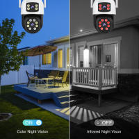 Cámara IP BESDER 8MP Wifi 4K Doble Lente Exterior Vigilancia CCTV Seguridad Visión Nocturna 5G Hz Wifi Automática De Seguimiento - details 10