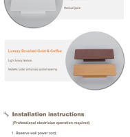 Lámpara De Pared Moderna De Aluminio LED Luz Delgada Para Iluminación De Pasillo Dormitorio Sala De Estar Decoración De Iluminación - details 8