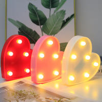 Lámpara LED De Corazón Para Bodas Y Fiestas Románticas Luz Nocturna Roja Y Rosa Decoración Para El Hogar Regalo De San Valentín - details 4
