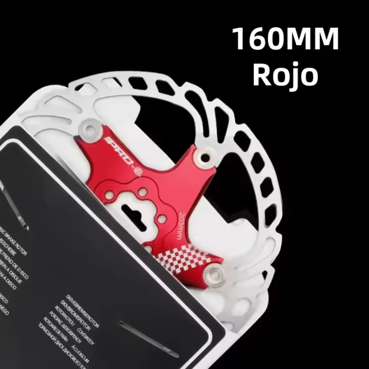IIIPRO Disco De Freno De Bicicleta 140/160/180/203mm Anodizado Flejoso Ultrasuave Para Montañas Material De Acero - 1