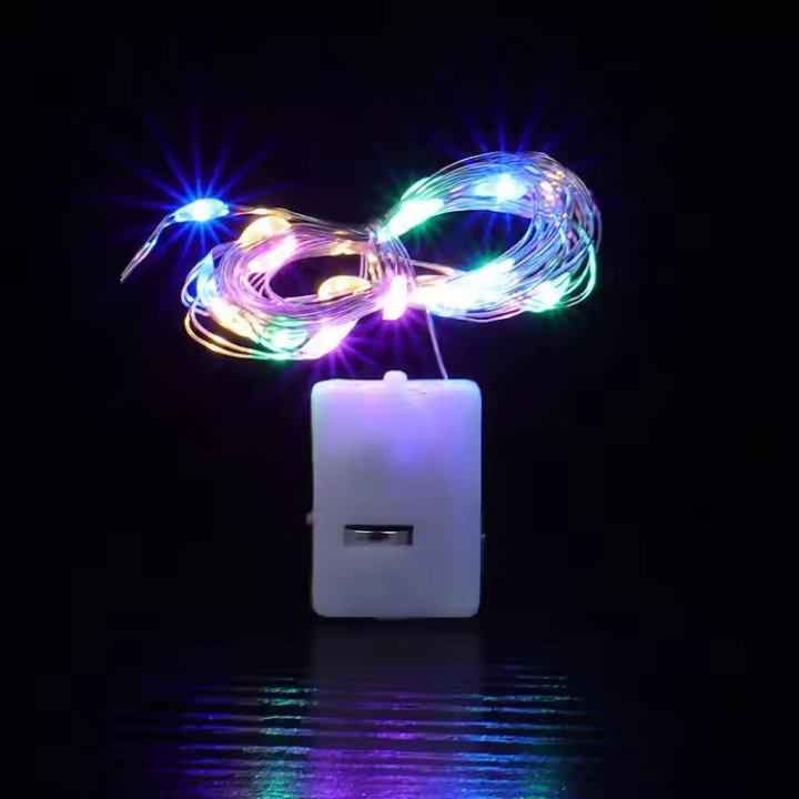 Cadenas De Luces Faeiry 1/5/10pcs Para Decoración De Hogar Dormitorio Jardín Navidad Boda Año Nuevo LED Con Pilas Incluidas - 1