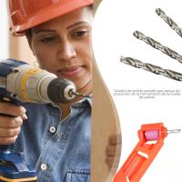 Afilador De Brocas Portátil Rueda De Molienda De Corundum Herramienta De Pulido Y Molienda De Brocas Resistente Al Corundum 2.0-12.5mm - details 2