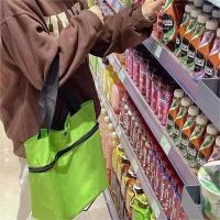 Carro De Compras Portátil Pequeño Para Uso Doméstico Con Ruedas Plegable Y Bolsa Trasera Iluminado Carrito De Compra Ligero - details 21