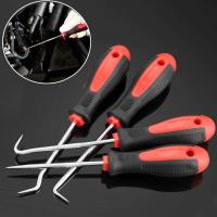 Juego De 4 Piezas De Herramientas De Desmontaje Automotriz Con Pick Y Gancho Para Anillos De Goma Y Selladores Remover De Selladores De Aceite Accesorios De Herramientas Manuales Para Auto - details 4