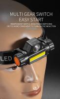 Linterna Frontal COB LED Recargable Con Imán Impermeable Para Camping Pesca Minera Luz De Escritorio Con Ángulo De Haz De 60° - details 15