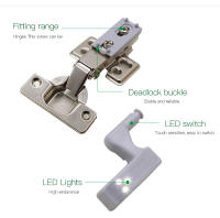 Lámparas LED Para Gabinete Interior 10pcs Luz Sensorial De Armario Universal Para Dormitorio Cocina Armario No Es Dimmable Material ABS Fuente De Alimentación Batería Seca - details 4