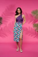 Falda kimmel de Minueto. Falda tipo pareo, muy ajustable y envolvente. Su estampado y colores son muy vivos, ideales para esta temporada - details 0