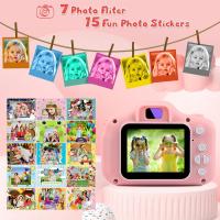 Cámara digital para niños, Cámara para niños Pequeños, Cámara para niños con Pantalla de 2 pulgadas y Tarjeta SD de 32 GB, Cámara para niños, juguetes para Niños Mayores de 6 años, 6, 7 Y 8 años - details 3