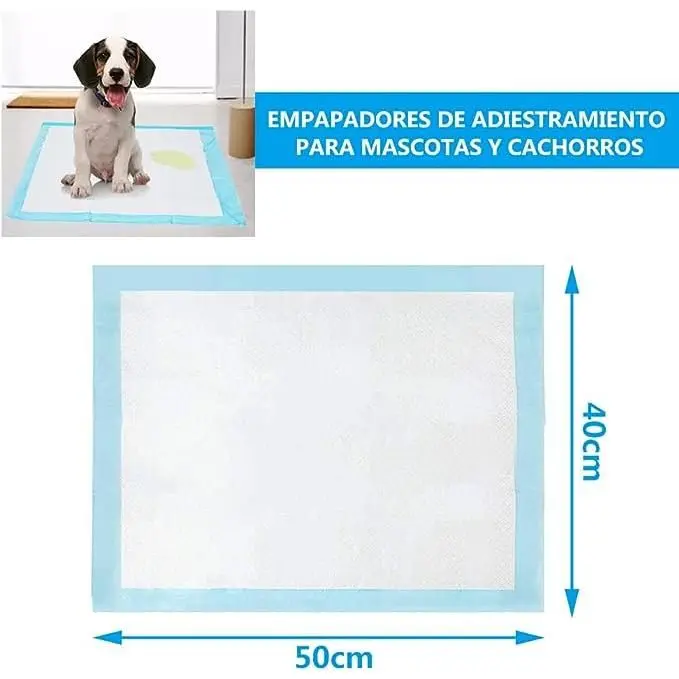 UNUSUAL- Empapadores Desechables Perros Gatos Varios tamaños Toallitas de Entrenamiento para Mascotas empapadores para Perros Alfombrilla higiénica de Entrenamiento para Perros Alfombras Higiénica de Entrenamiento para Mascotas - 1