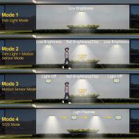 Luz Solar Exterior 106LED Con Sensor De Movimiento Y Control Remoto Para Patio Garage Jardín Iluminación De Plantas - details 1